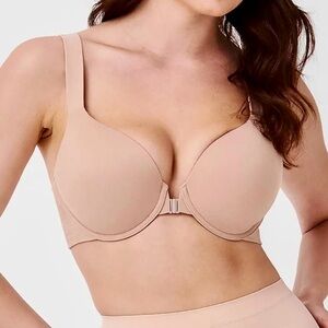 SPANX Bra-llelujah! Front Close Smooth T-shirt Bra Full Coverage Lightly Lined